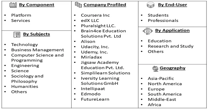 Massive Open Online Courses Market Segmentation